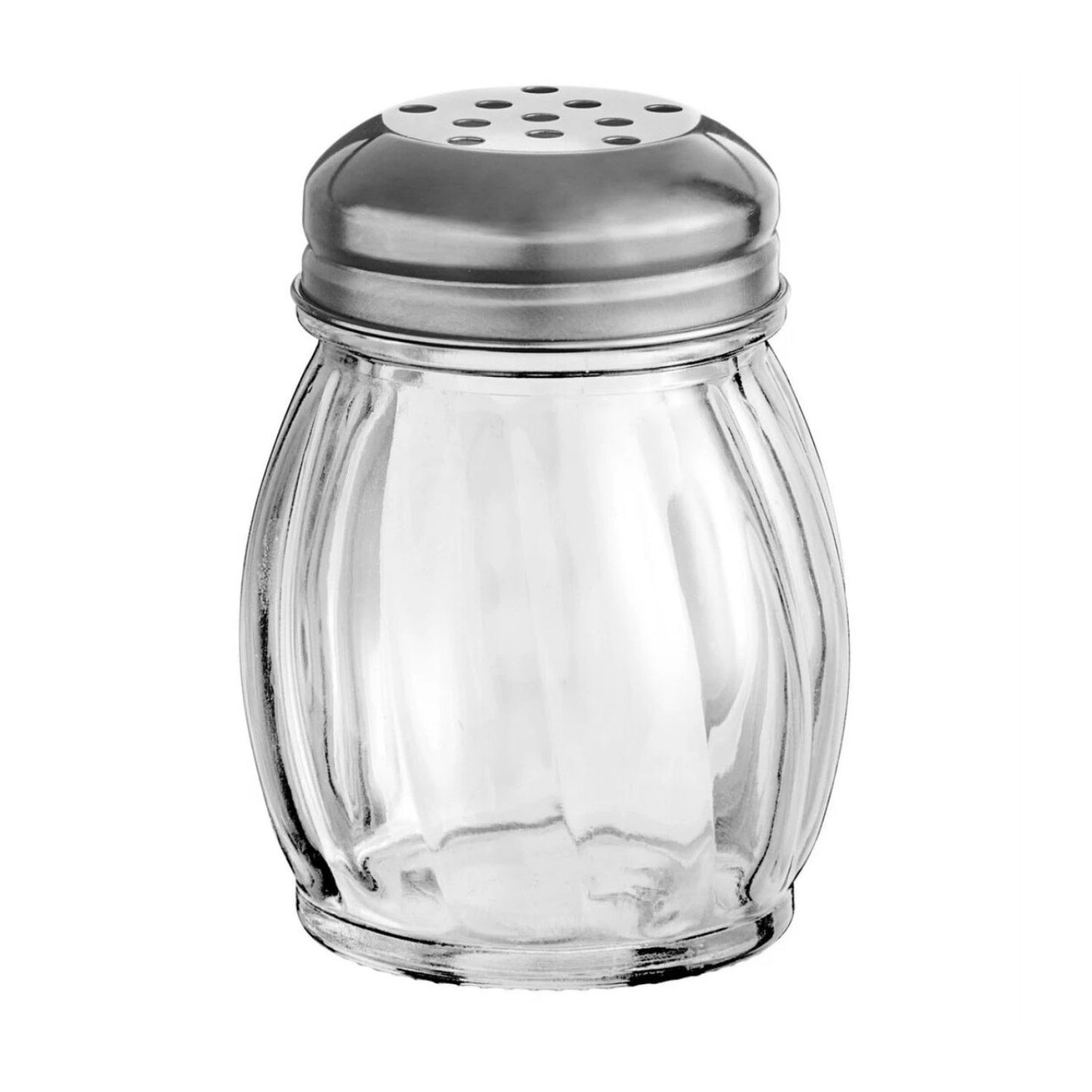 Home Collection 6 oz Glass Cheese and Pepper Shakers