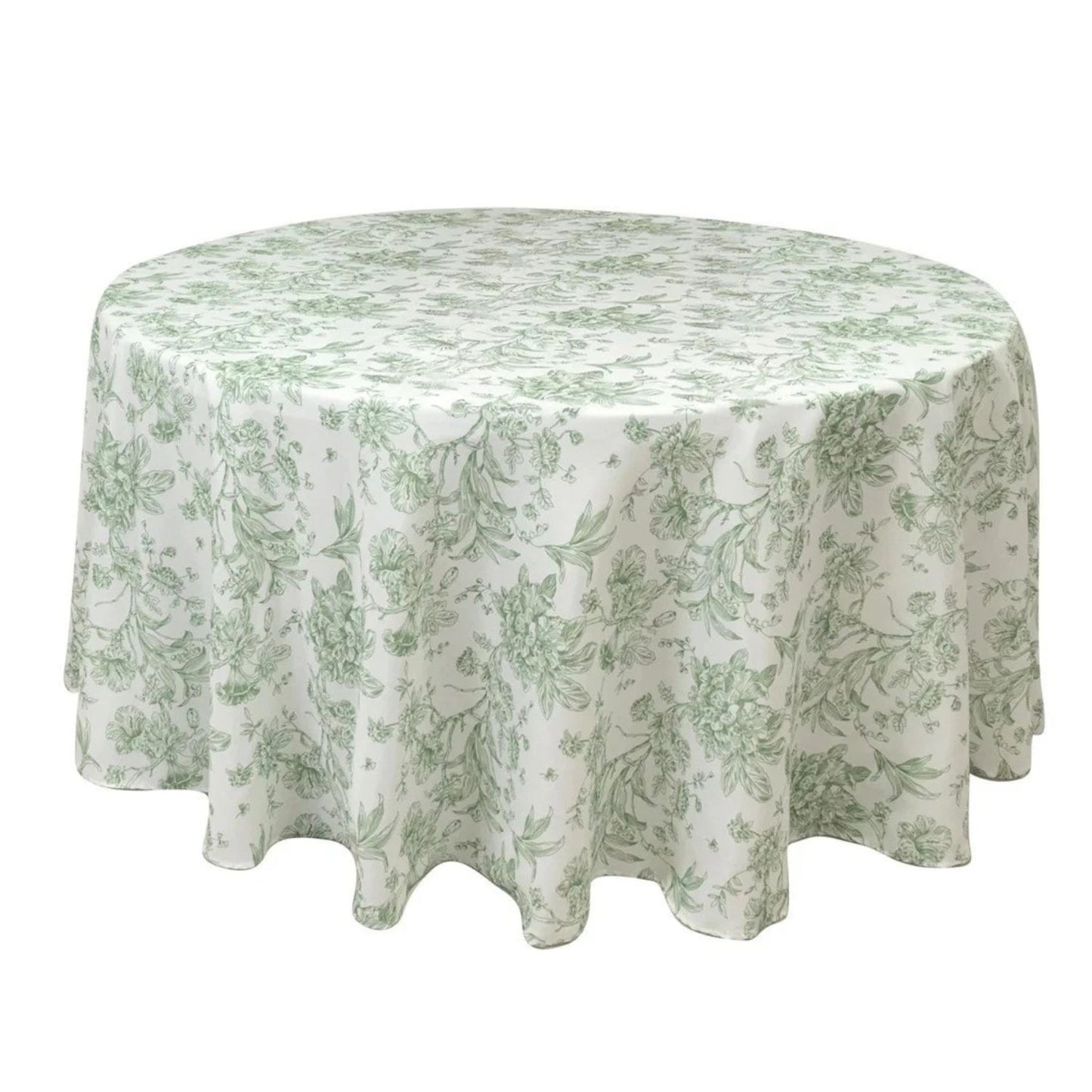 Home Collection Polyester Round Tablecloth 120 Inch
