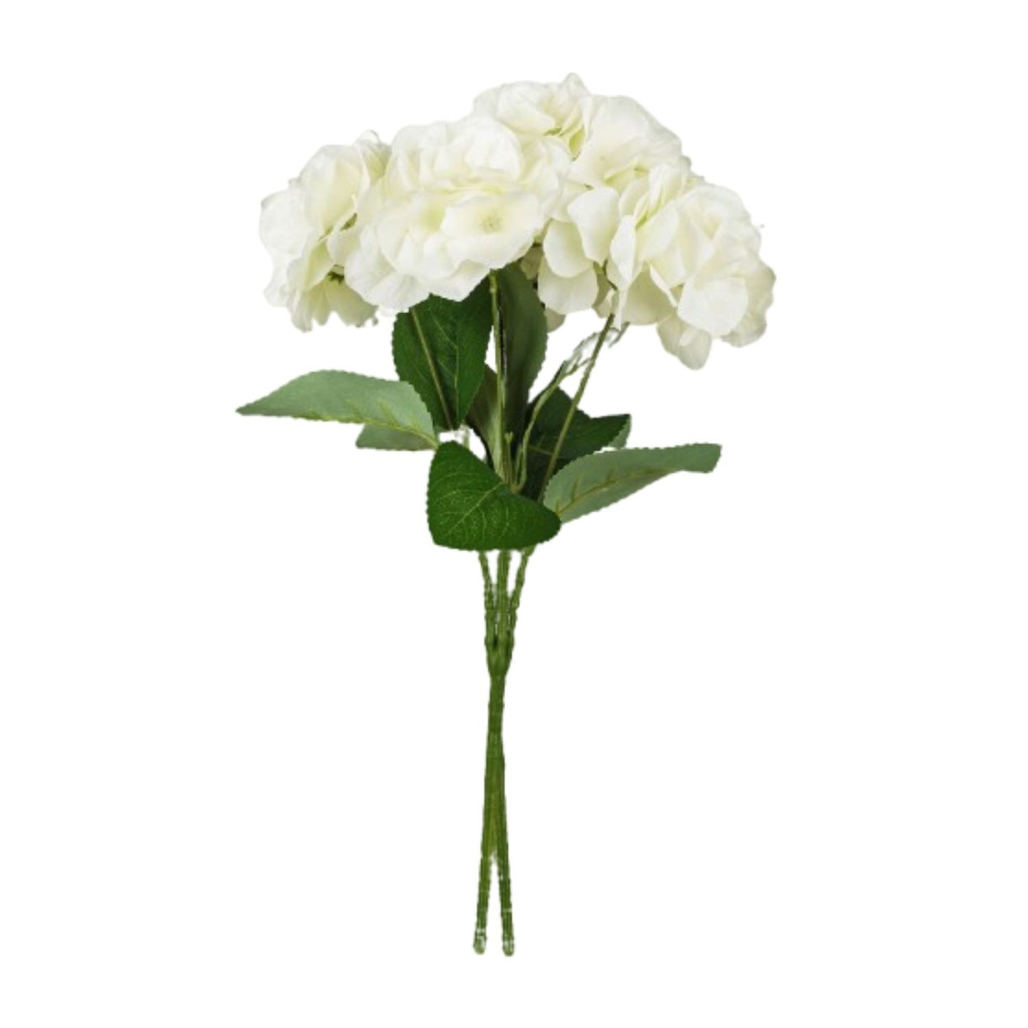 Home Collection  Pack of 25 Silk Hydrangea Flower Heads Artificial Floral Bouquet