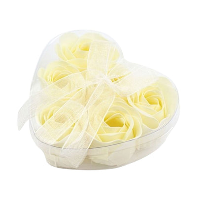 Home Collection Pack of 24 Scented Rose Soap Gift Boxes with Ribbons