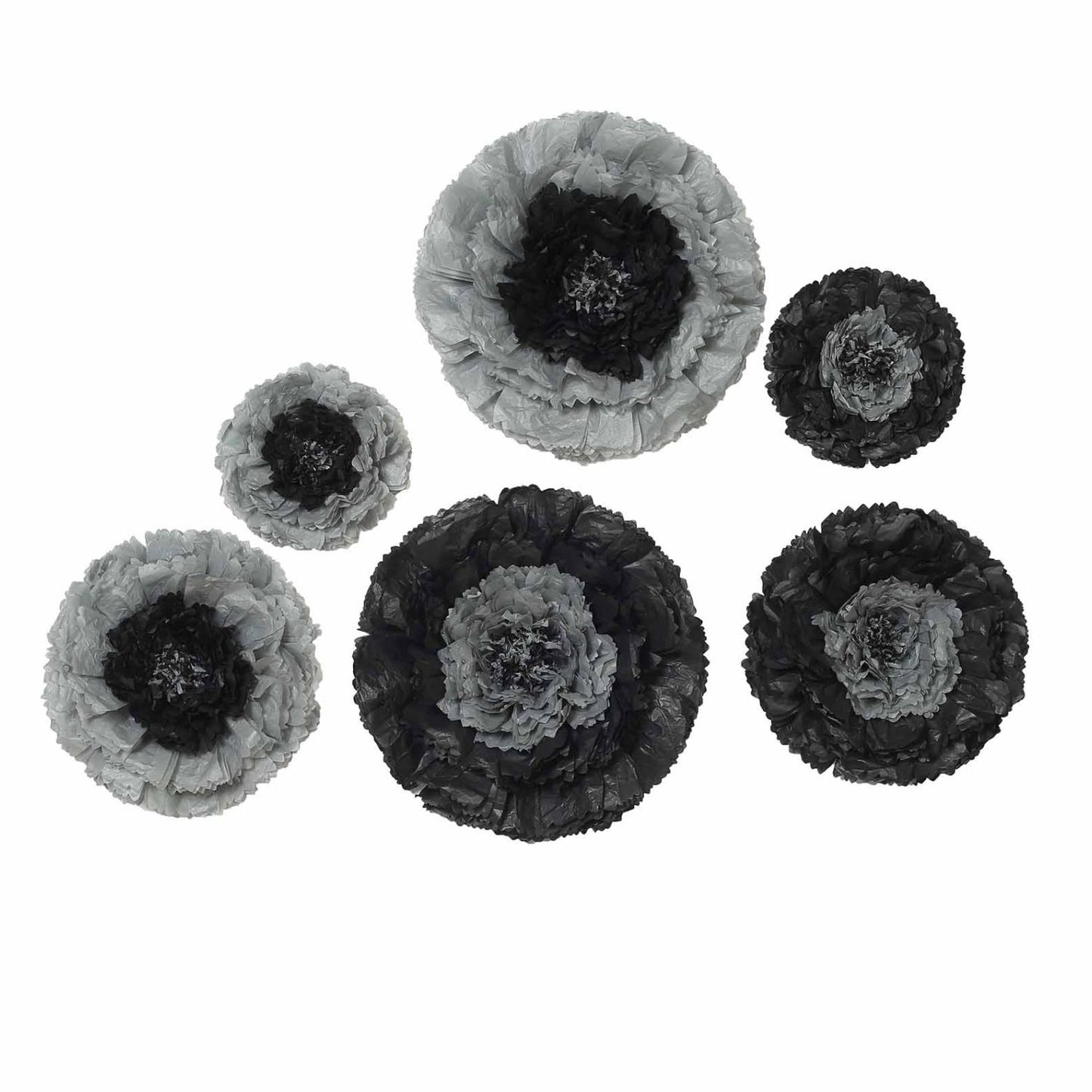 Home Collection Pack of 12 Large Carnation Paper Tissue Flowers