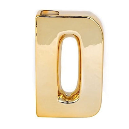 Home Collection Decorative Ceramic Letter Flower Vase 6 Inch