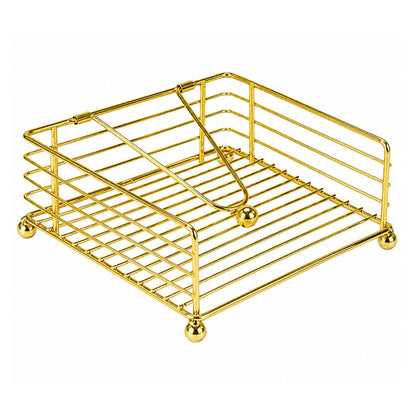 Home Collection Rustic Iron Napkin Holder for Table with Weighted Arm