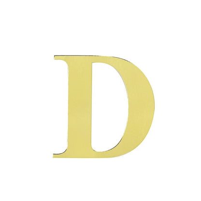 Home Collection Pack of 4 Gold Letter Stickers Backdrop 5"
