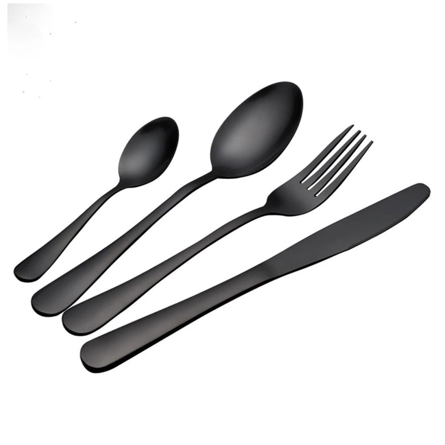 Home Collection Pack of 4 Stainless Steel Flatware Dinnerware Set