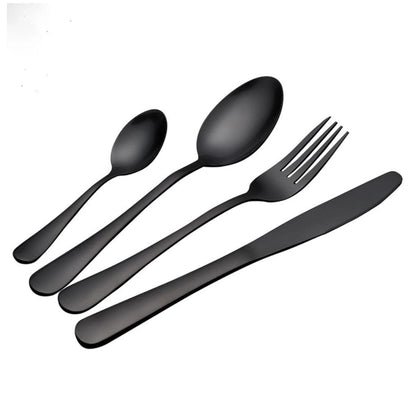 Home Collection Pack of 4 Stainless Steel Flatware Dinnerware Set