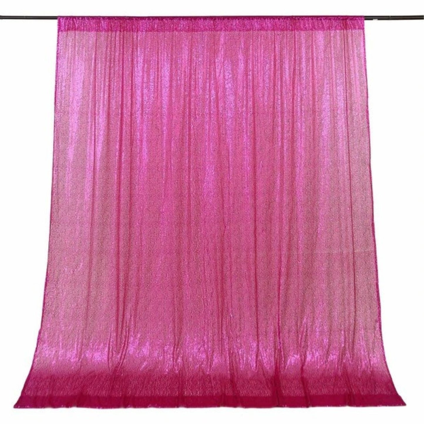 Home Collection Sequined Backdrop Curtain 8x8 ft