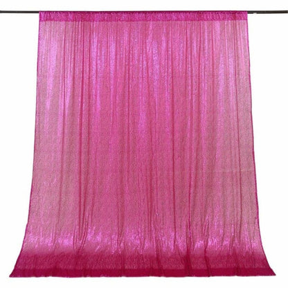 Home Collection Sequined Backdrop Curtain 8x8 ft