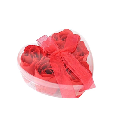 Home Collection Pack of 24 Scented Rose Soap Gift Boxes with Ribbons