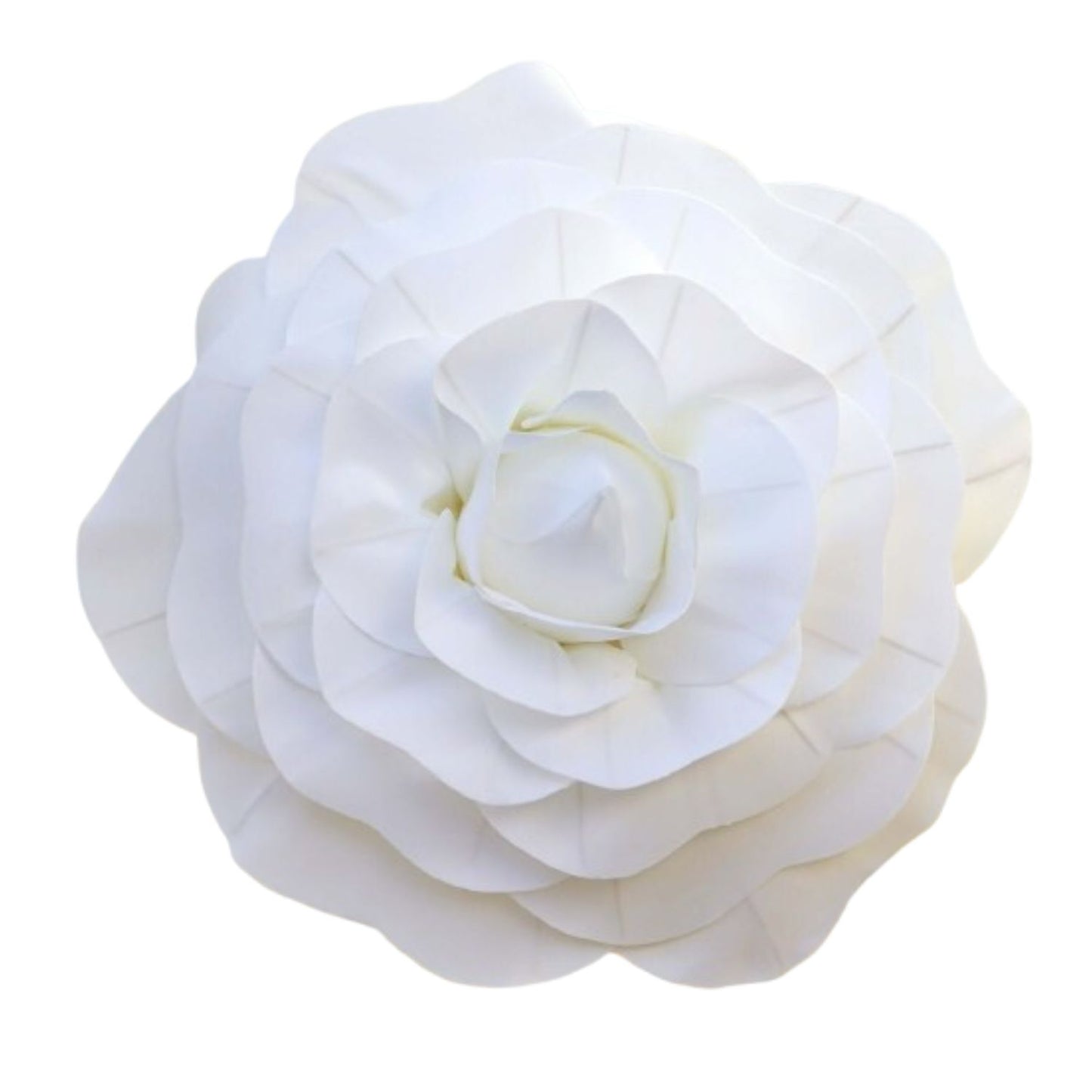 Home Collection Pack of 2 Artificial Large Rose Flower Wall Backdrop 20 Inch