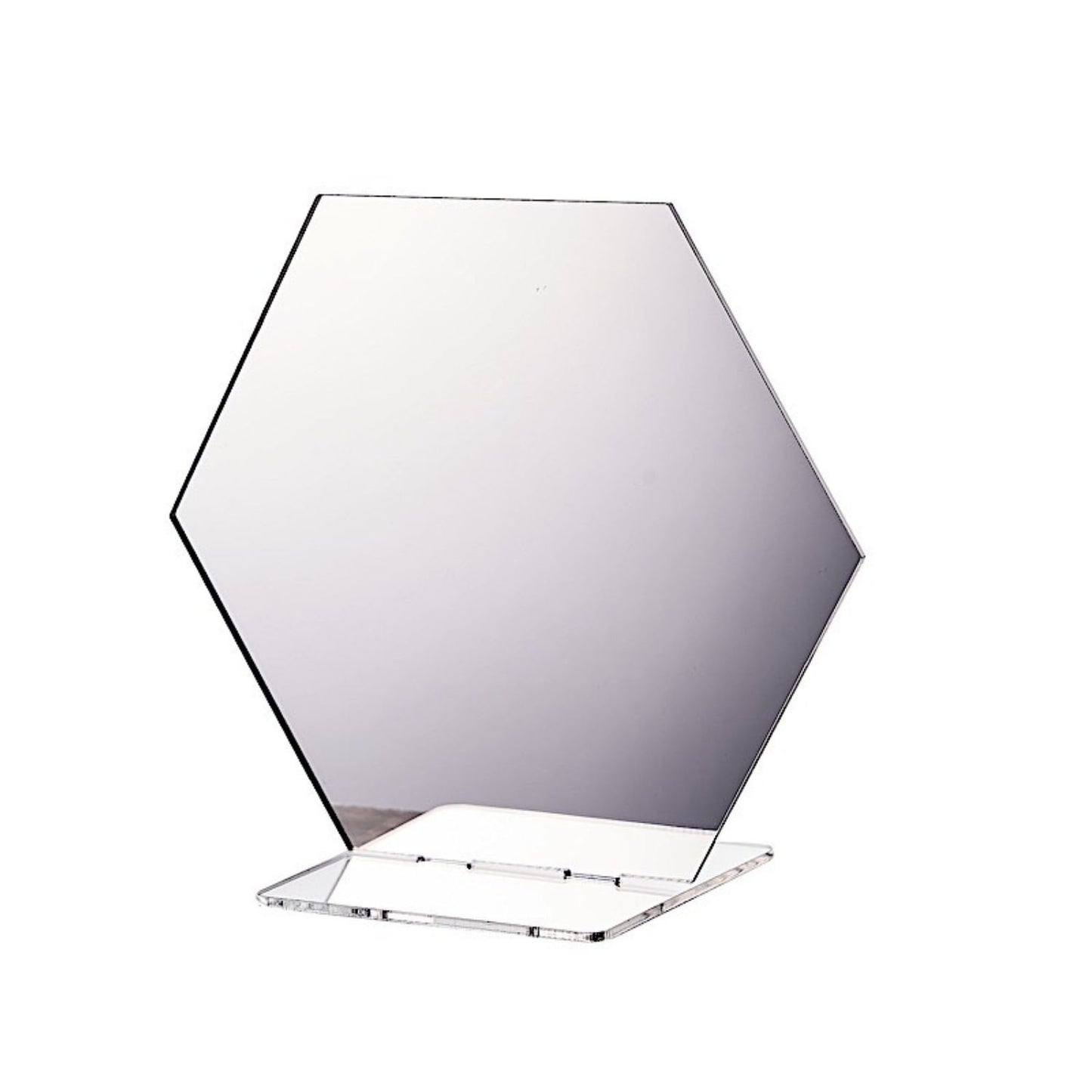 Home Collection Pack of 5 Hexagon Acrylic Table Number Stands 5 Inch