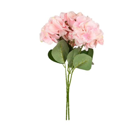 Home Collection  Pack of 25 Silk Hydrangea Flower Heads Artificial Floral Bouquet