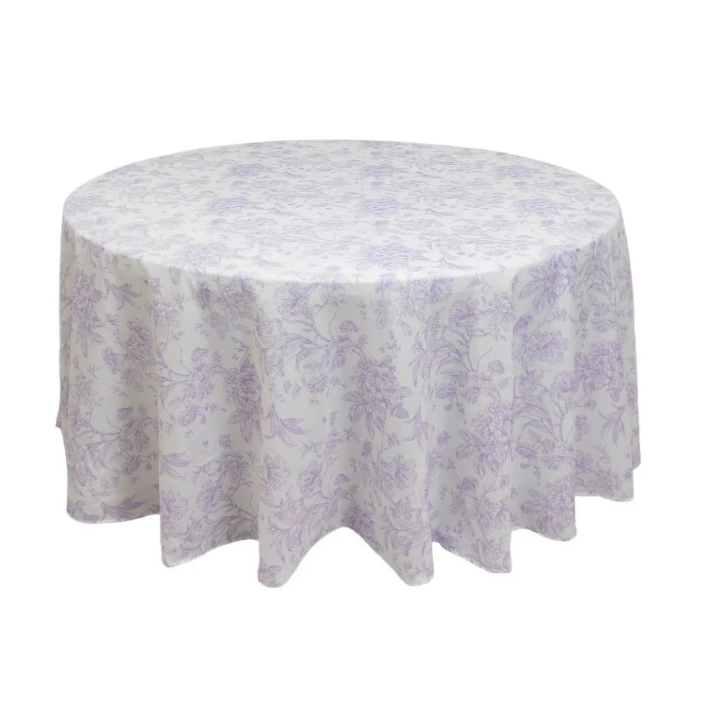 Home Collection Polyester Round Tablecloth 120 Inch