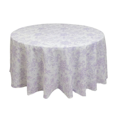 Home Collection Polyester Round Tablecloth 120 Inch