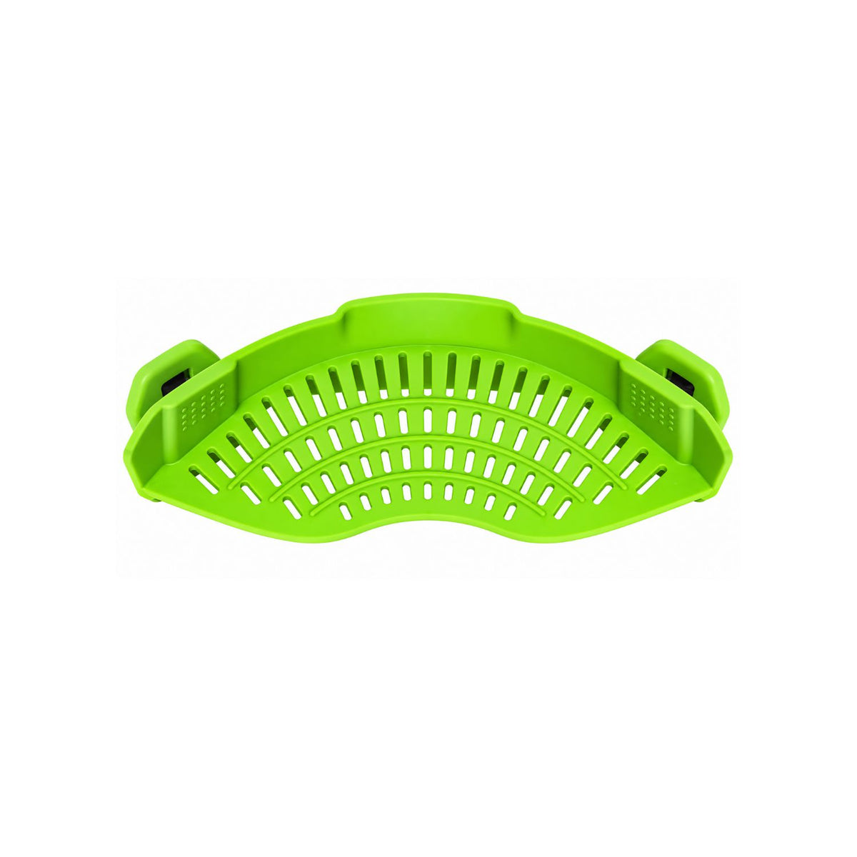 Home Collection Clip-On Silicone Pasta Strainer 8.86x3.55 inch Space-Saving Kitchen Colander
