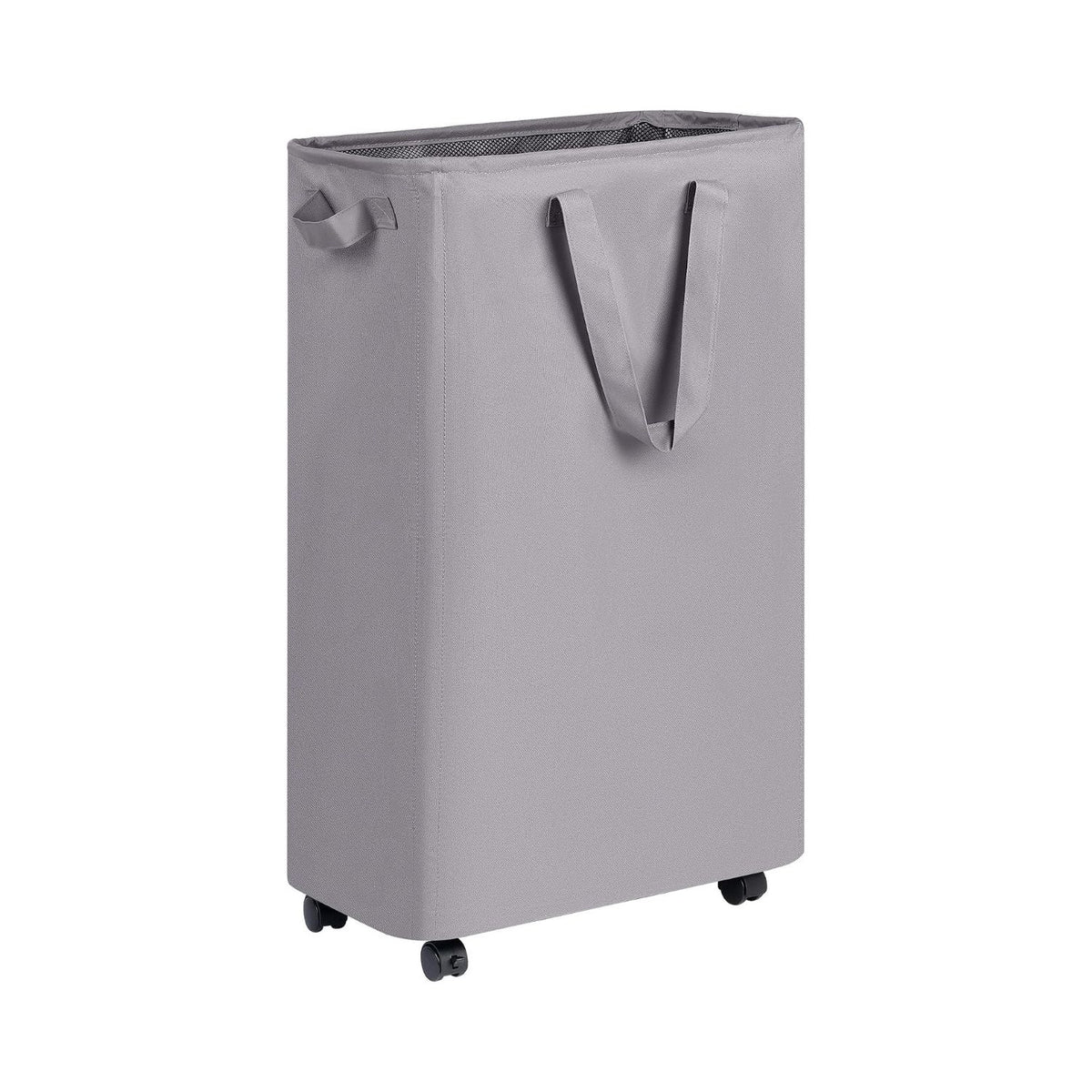 Home Collection 75L Slim Rolling Laundry Hamper with Wheels for Clothes
