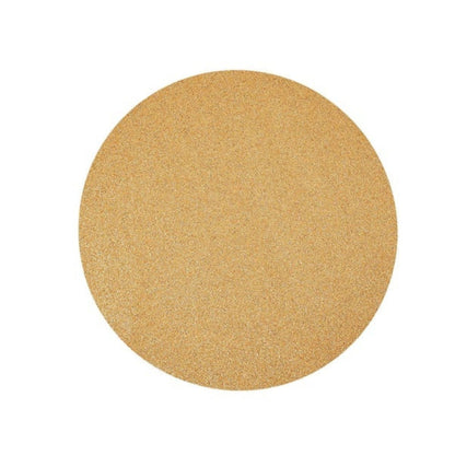 Home Collection Pack of 6 Round Glitter Faux Leather Placemats 13 Inch
