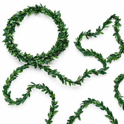 Home Collection Green Artificial Mini Foliage Garland 18ft