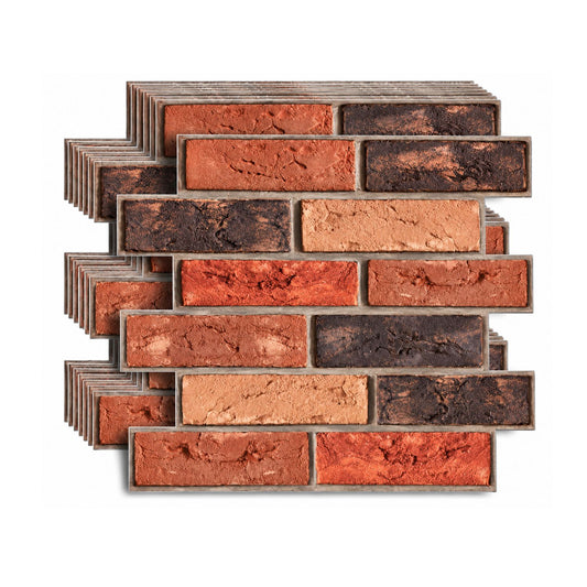 Home Collection 10Pcs 3D Faux Brick Wall Panels