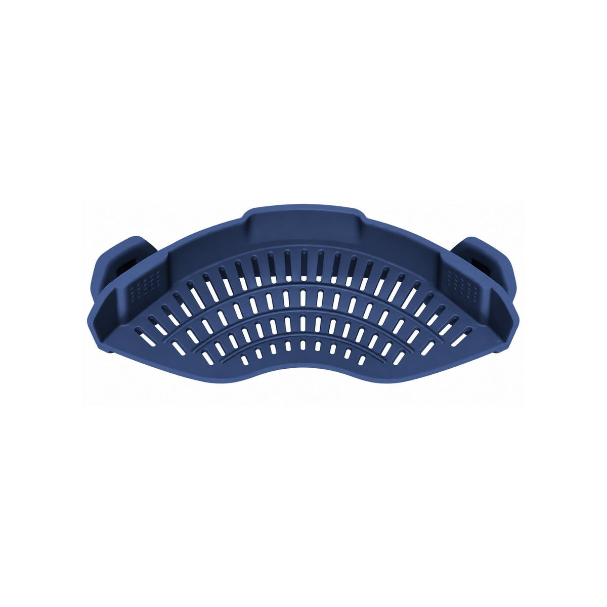 Home Collection Clip-On Silicone Pasta Strainer 8.86x3.55 inch Space-Saving Kitchen Colander