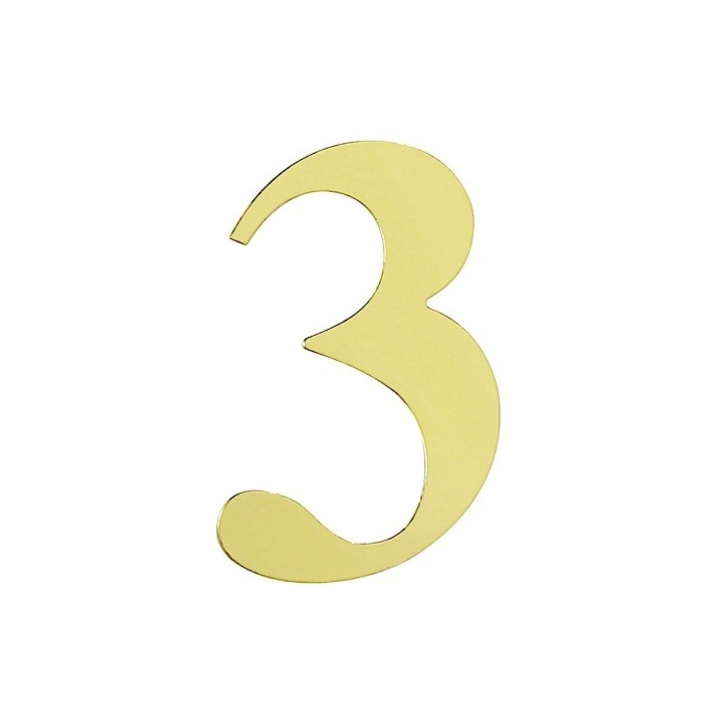 Home Collection Pack of 4 Gold Number Stickers 5-Inch