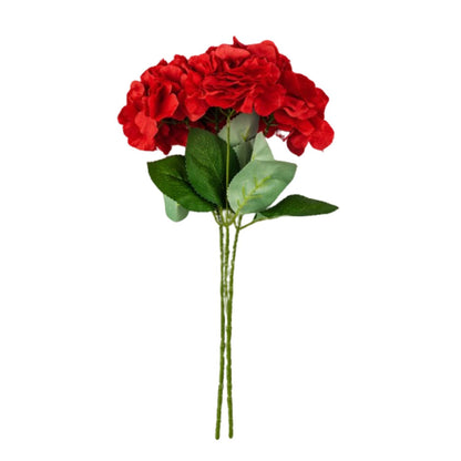 Home Collection  Pack of 25 Silk Hydrangea Flower Heads Artificial Floral Bouquet