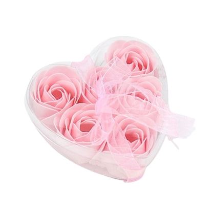 Home Collection Pack of 24 Scented Rose Soap Gift Boxes with Ribbons