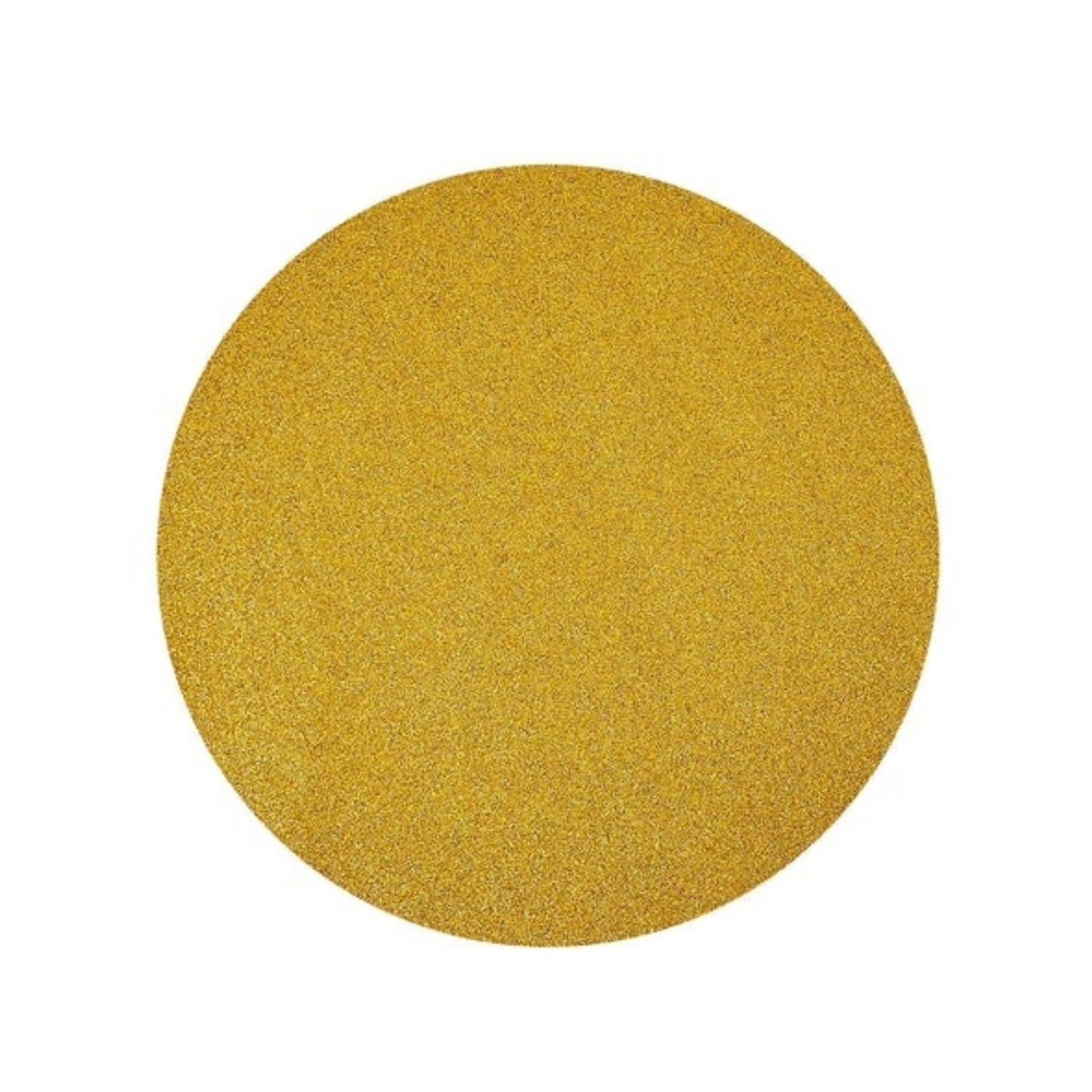 Home Collection Pack of 6 Round Glitter Faux Leather Placemats 13 Inch