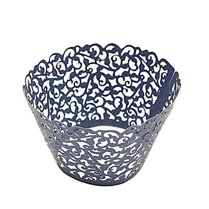 Home Collection Pack of 25 Laser Cut Lace Paper Cupcake Liners Muffin Wrappers