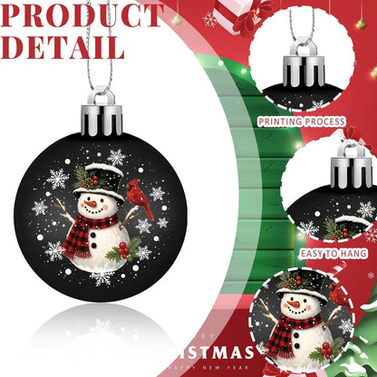 Home Collection Pack of 40 Mini Christmas Ball Ornaments 1.2 Inch Hanging Xmas Tree Decorations