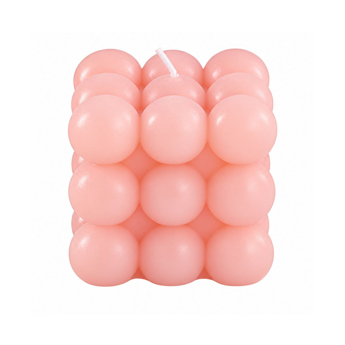 Home Collection Pack of 2 Bubble Cube Unscented Paraffin Wax Candles