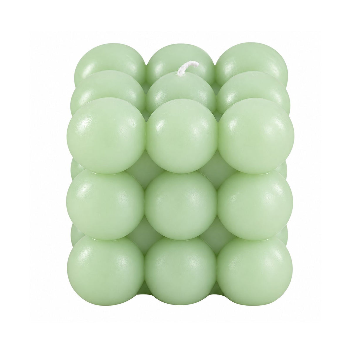 Home Collection Pack of 2 Bubble Cube Unscented Paraffin Wax Candles