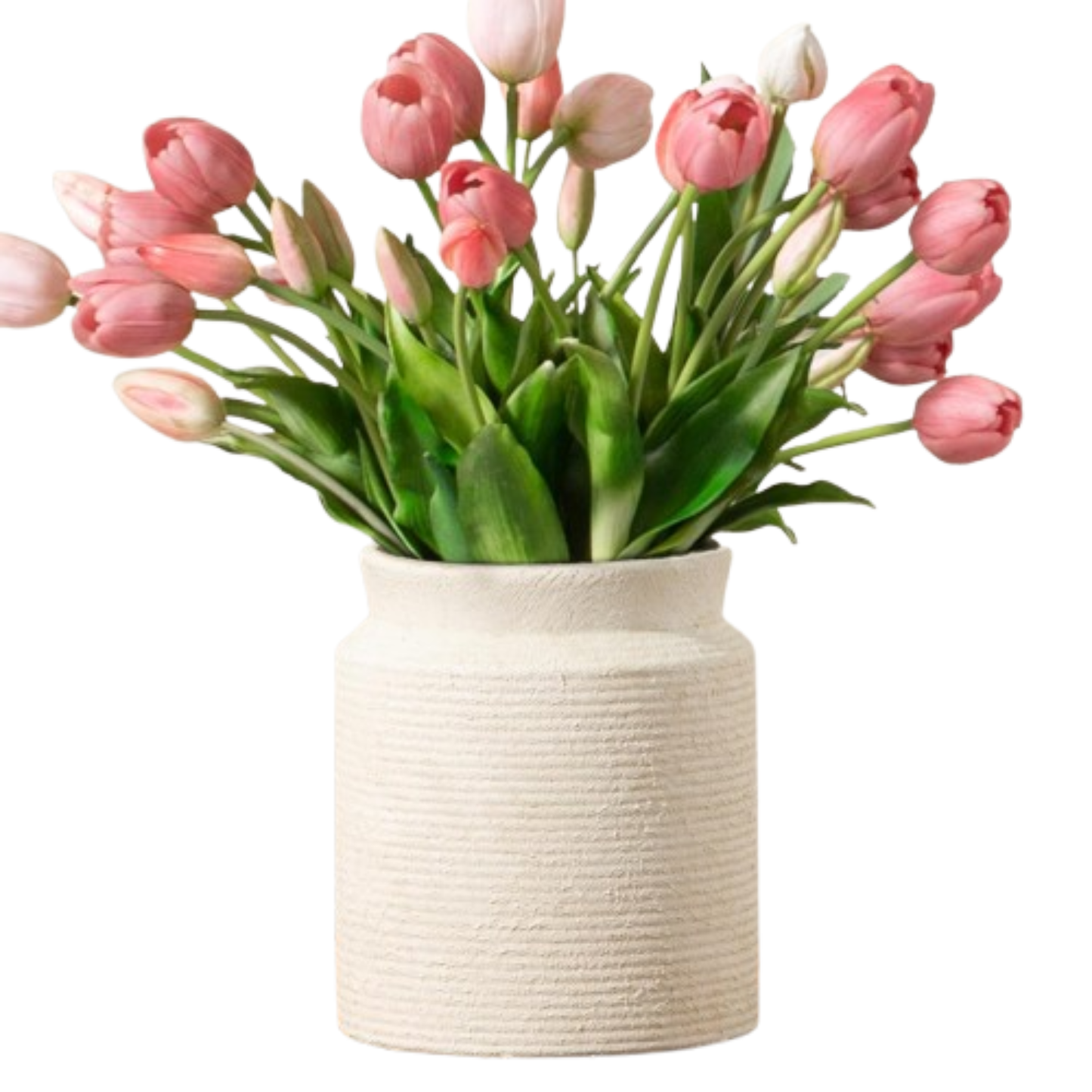 Home Collection 7.5" Rustic Ceramic Flower Vase – Farmhouse Terracotta Décor
