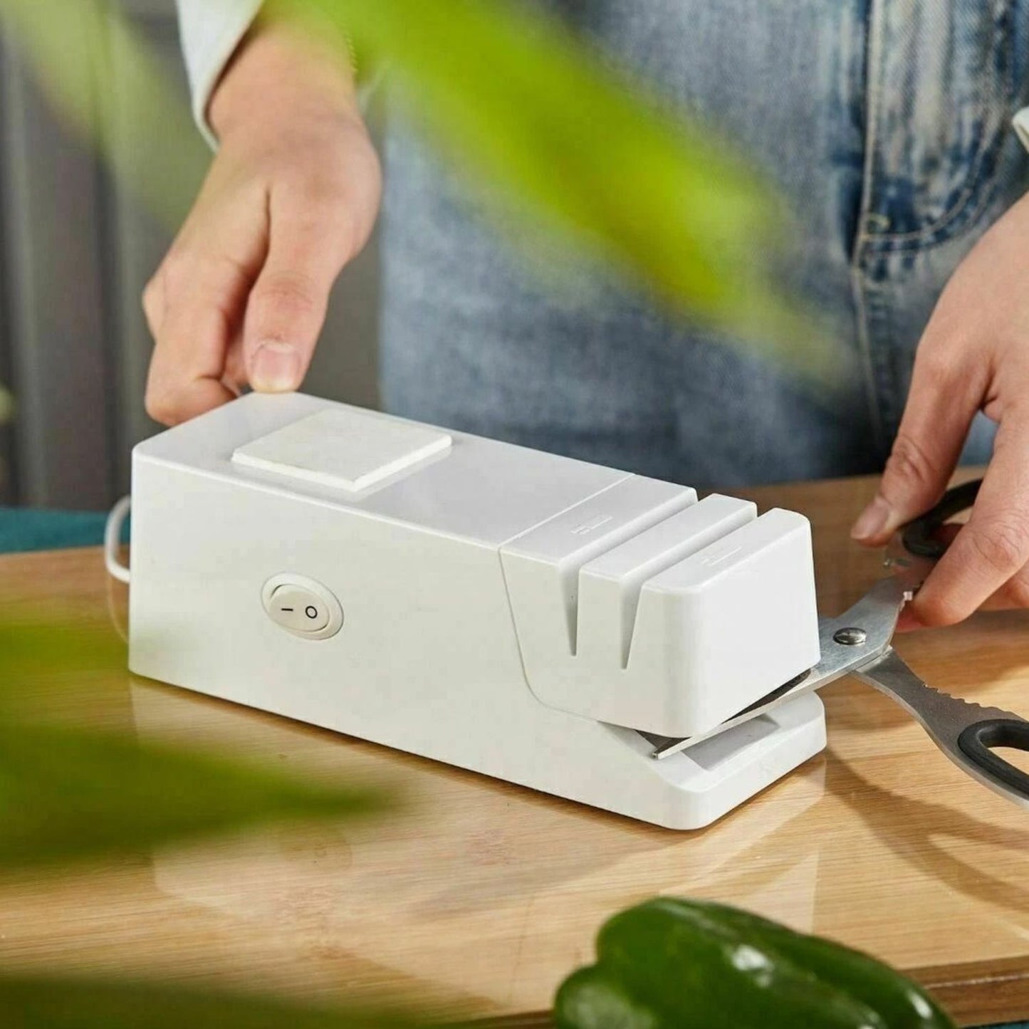 Home Collection Multi-Task Electric Knife & Scissor Sharpener