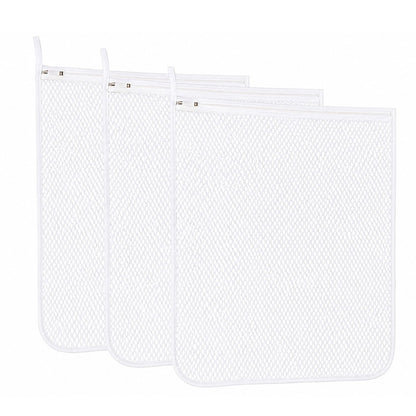 Home Collection Pack of 3 Honeycomb Mesh Laundry Bags for Delicates Large