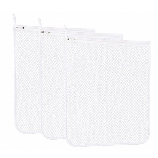 Home Collection Pack of 3 Honeycomb Mesh Laundry Bags for Delicates Large