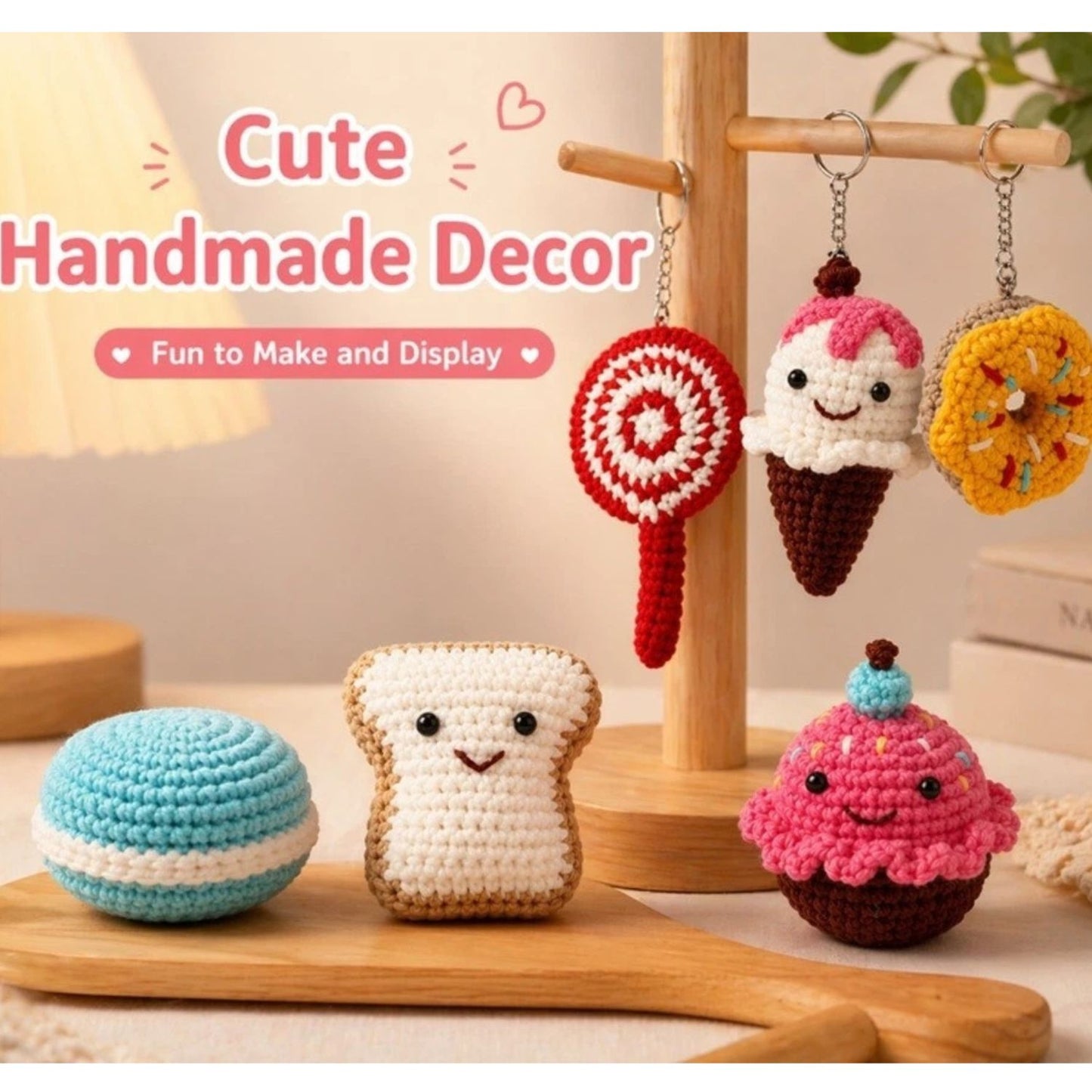 Home Collection Pack of 6 Desert Crochet Kit for Beginners