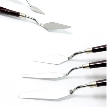 Home Collection Pack of 5 Stainless Steel Palette Knife Set