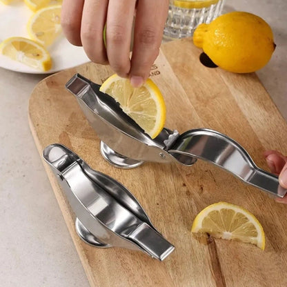 Home Collection Stainless Steel Lemon Squeezer Handheld Lime Citrus Juicer