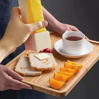 Home Collection Stick Butter Cutter Slicer Dispenser with Freshness Seal