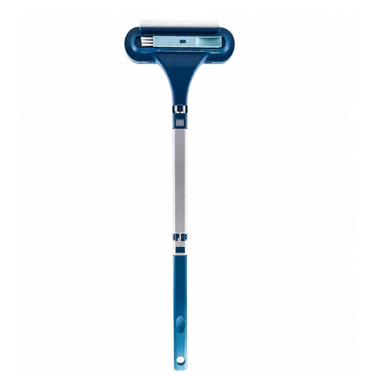Home Collection 2in1 Window and Glass Cleaning Set Squeegee and Mesh Brush Combo
