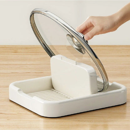 Home Collection Foldable Pot Lid Spoon Rest Rack