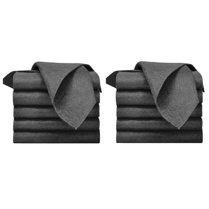 Home Collection Pack of 5 Thick Microfiber Cleaning Cloths