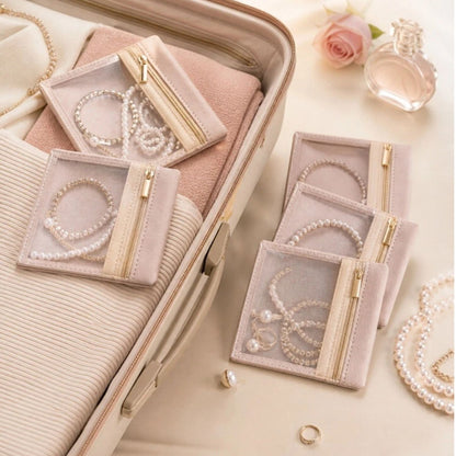 Home Collection Pack of 6 Jewelry Organizer Pouch