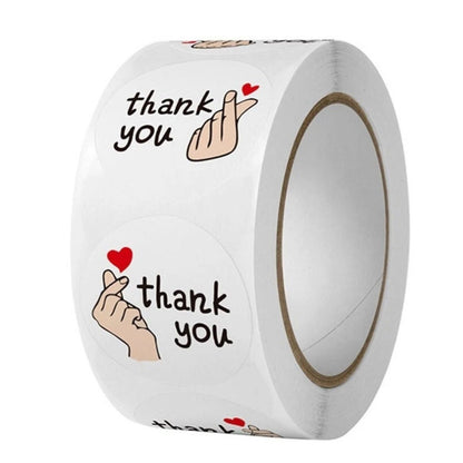 Home Collection Round Thank You Stickers