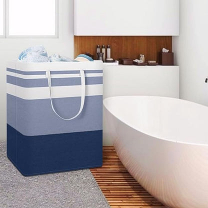 Home Collection Pack of 2 Freestanding Large Laundry Hamper Basket 125L