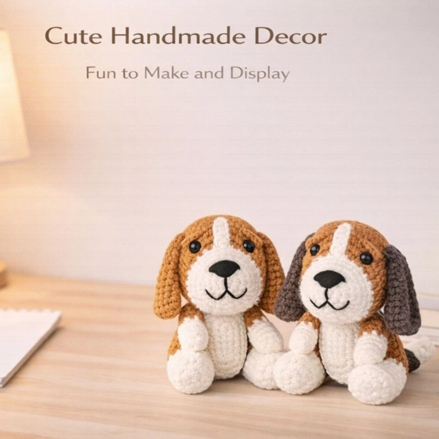 Home Collection Beagle Family Crochet Kit for Beginners