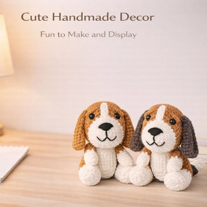 Home Collection Beagle Family Crochet Kit for Beginners