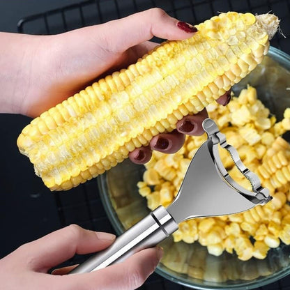 Home Collection 2Pcs Stainless Steel Corn Peeler