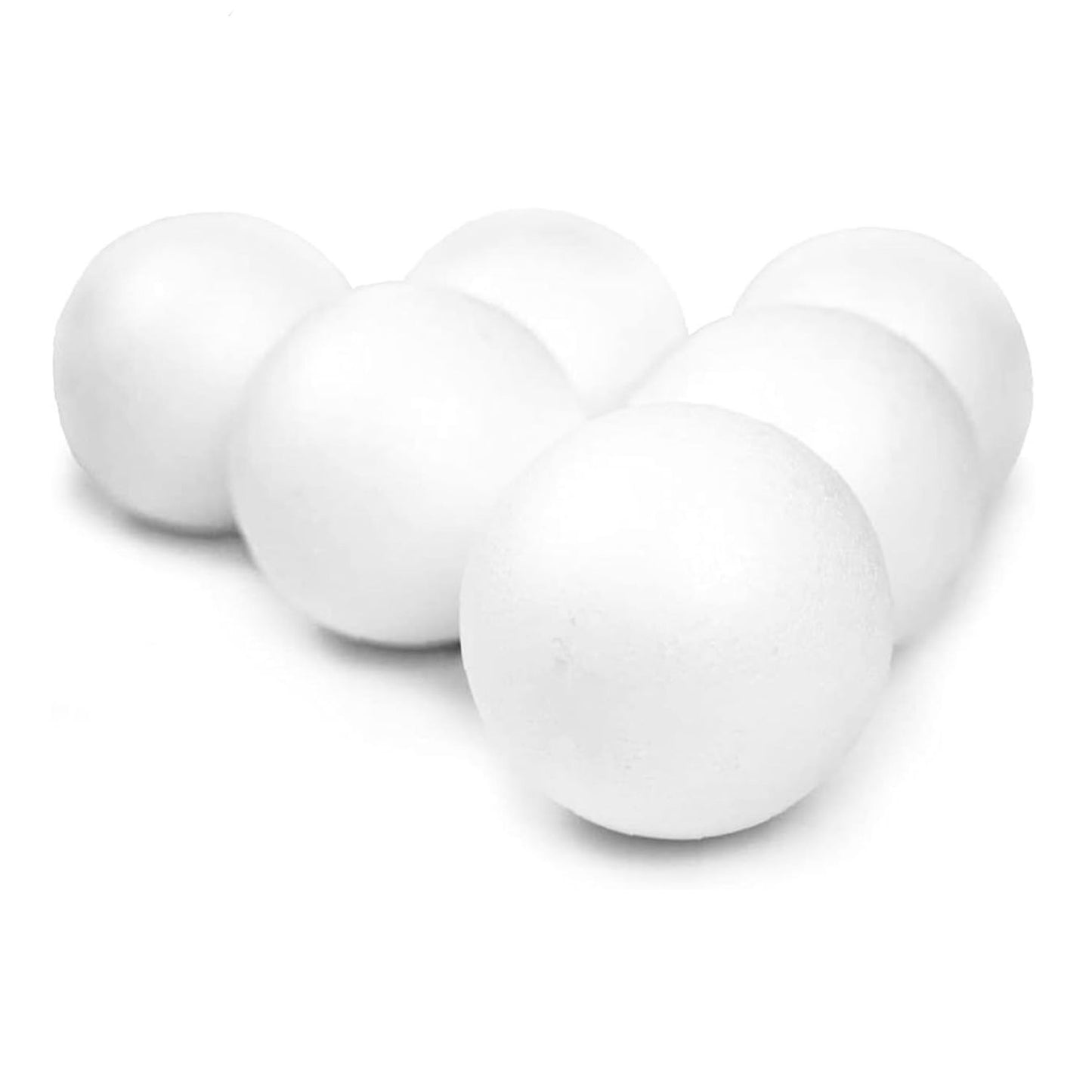 Home Collection 12 Pack 4" White Craft Foam Balls